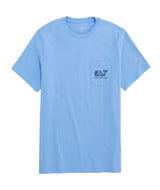 Vineyard Vines Mens Sportfisher Palm Whale Short-Sleeve Pocket T-Shirt