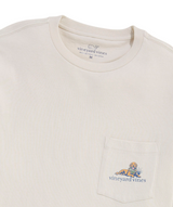 Vineyard Vines Mens Camo Cooler Dog Pocket Long Sleeve T-Shirt