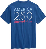 Vineyard Vines Mens Americana 250 Short Sleeve T-Shirt