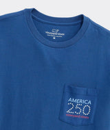 Vineyard Vines Mens Americana 250 Short Sleeve T-Shirt