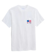Vineyard Vines Mens 1776 To 2026 Flag Short-Sleeve Pocket T-Shirt