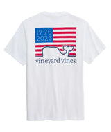 Vineyard Vines Mens 1776 To 2026 Flag Short-Sleeve Pocket T-Shirt
