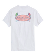 Vineyard Vines Mens Parrot Surf Logo Pocket Short Sleeve T-Shirt