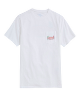 Vineyard Vines Mens Parrot Surf Logo Pocket Short Sleeve T-Shirt