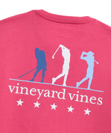Vineyard Vines Mens Golf Silo USA Pocket Short Sleeve T-Shirt