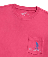 Vineyard Vines Mens Golf Silo USA Pocket Short Sleeve T-Shirt