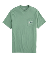 Vineyard Vines Mens Lowcountry Whale Pocket Short Sleeve T-Shirt
