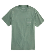 Vineyard Vines Mens Beach Camo Surf Logo Pocket Short Sleeve T-Shirt