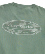 Vineyard Vines Mens Beach Camo Surf Logo Pocket Short Sleeve T-Shirt