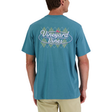 Vineyard Vines Mens Argyle Golf Pocket Short Sleeve T-Shirt
