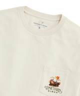 Vineyard Vines Mens Marsh Boat Wreck Pocket Long Sleeve T-Shirt