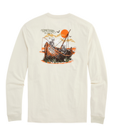 Vineyard Vines Mens Marsh Boat Wreck Pocket Long Sleeve T-Shirt