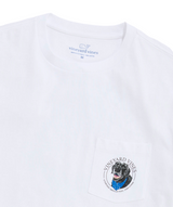 Vineyard Vines Mens Black Lab EDSFTG Pocket Short Sleeve T-Shirt