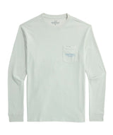 Vineyard Vines Mens Duck Over The Marsh Long-Sleeve Pocket T-Shirt