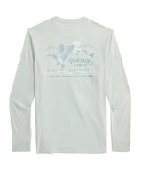 Vineyard Vines Mens Duck Over The Marsh Long-Sleeve Pocket T-Shirt