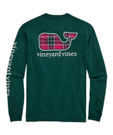 Vineyard Vines Mens Holiday Lounge Whale Pocket Long Sleeve T-Shirt