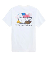 Vineyard Vines Mens Bald Eagle Whale Short-Sleeve Pocket T-Shirt
