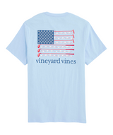 Vineyard Vines Mens Americana Golf Club Flag Pocket Short Sleeve T-Shirt