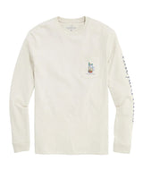Vineyard Vine Mens Sweet Liber-Tea Long-Sleeve Pocket T-Shirt