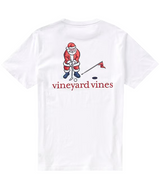 Vineyard Vines Mens Santa Putting Pocket Short Sleeve T-Shirt