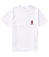 Vineyard Vines Mens Santa Putting Pocket Short Sleeve T-Shirt