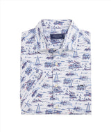 Vineyard Vines Mens Edgartown poplin Short Sleeve Button Down Shirt