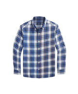 Vineyard Vines Mens Indigo Twill Woven Long Sleeve Button Down Shirt