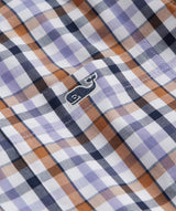 Vineyard Vines Mens Stretch Poplin Check Long Sleeve Woven Shirt