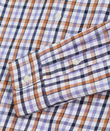 Vineyard Vines Mens Stretch Poplin Check Long Sleeve Woven Shirt