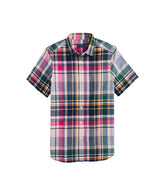 Vineyard Vines Mens Cotton Madras Short Sleeve Plaid Shirt