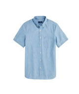 Vineyard Vines Mens Chambray Short Sleeve Shirt