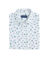 Vineyard Vines Island Hopping Cotton Madras Short-Sleeve Shirt