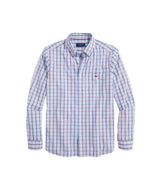 Vineyard Vines Mens Sandie Plaid Perfect Wash Poplin Long Sleeve Shirt