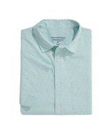 Vineyard Vines Mens Puzzle Whale Performance Cotton Short Sleeve Shirt