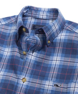 Vineyard Vines Mens Muskeget Plaid Vineyard Flannel Long Sleeve Shirt