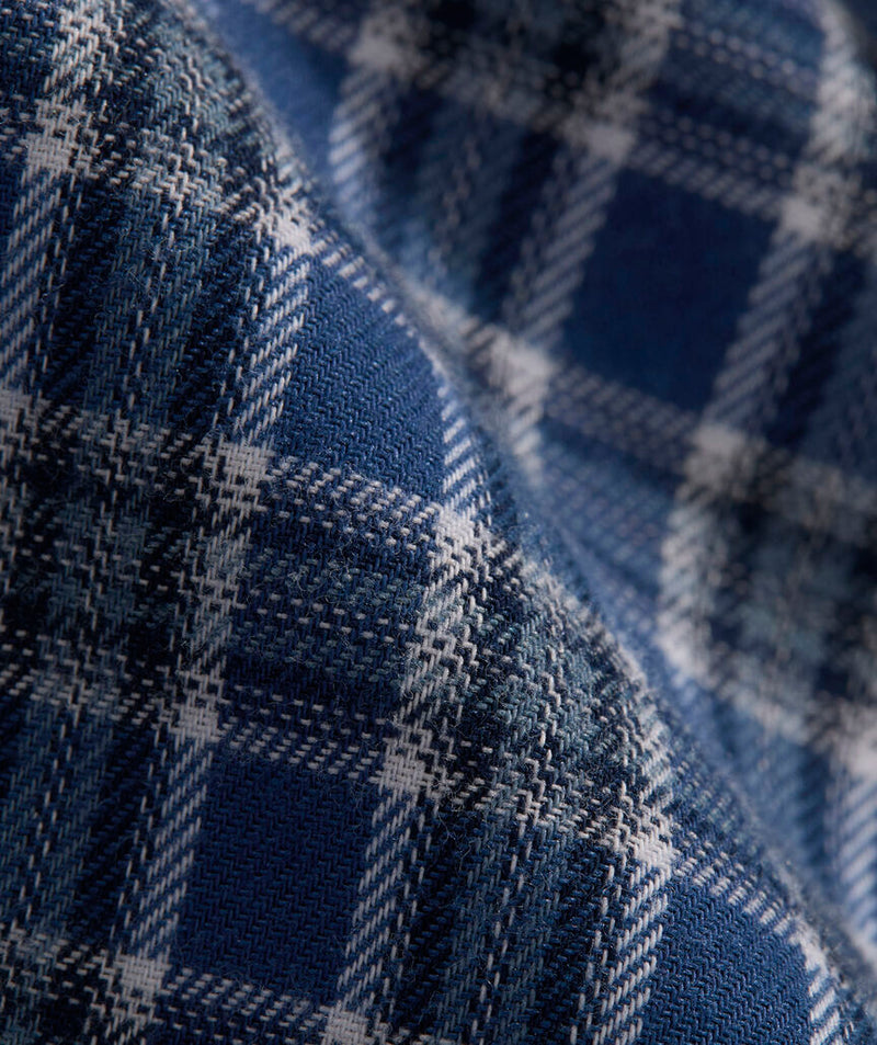 Vineyard Vines Mens Performance Brushed Tech Twill Kendrick Check Long Sleeve Shirt