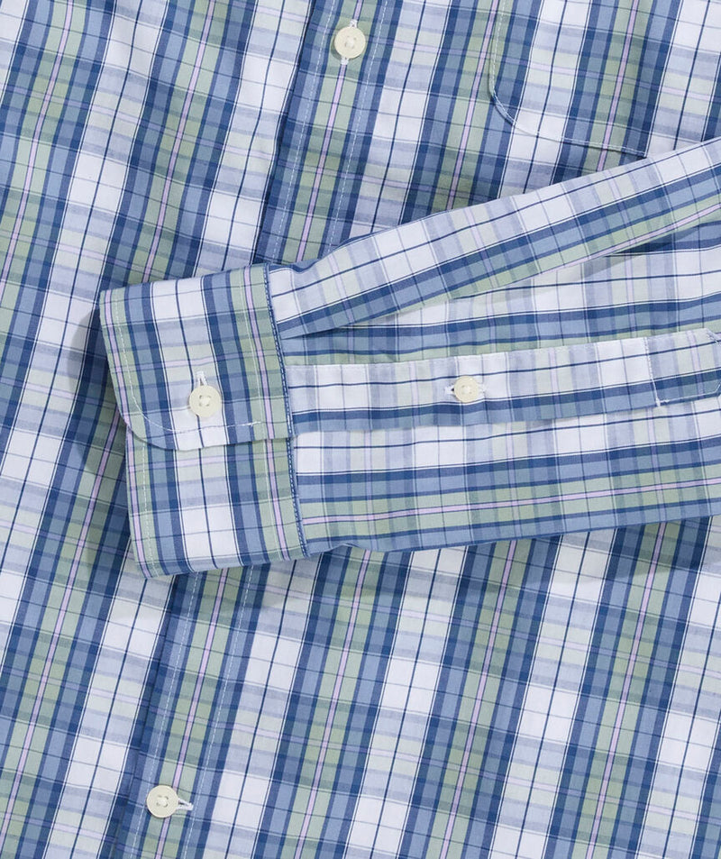 Vineyard Vines Mens Washashore Plaid Perfect Wash Poplin Shirt