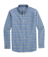 Vineyard Vines Mens Faraway Plaid Performance Cotton Long Sleeve Shirt
