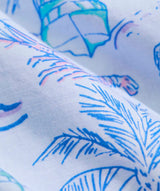 Vineyard Vines Mens Key West Scenes Cotton Madras Short-Sleeve Shirt