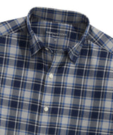 Vineyard Vines Mens Performance Brushed Tech Twill Jethro Plaid Shirt