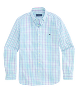 Vineyard Vines Mens Lorelei Plaid Perfect Wash Poplin Long Sleeve Shirt