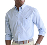 Vineyard Vines Mens Performance Coral Reef Gingham Featherweight Shirt