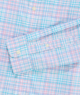 Vineyard Vines Mens Performance Parrotfish Plaid Featherweight Button-Up Shirt