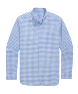 Vineyard Vines Mens Performance Cotton Catamaran Check Button-Up Shirt