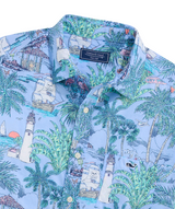 Vineyard Vines Mens Keys To Escape Cotton Short Sleeve Shirt