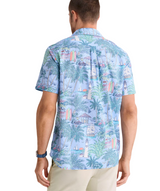 Vineyard Vines Mens Keys To Escape Cotton Short Sleeve Shirt