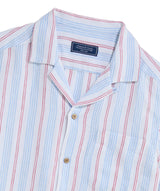 Vineyard Vines Mens Linen Cotton Short-Sleeve Cabana Shirt