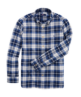Vineyard Vines Mens Plaid Vineyard Flannel Long Sleeve Shirt
