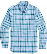 Vineyard Vines Mens Performance Plaid Featherweight Long Sleeve Shirt