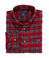 Vineyard Vines Mens Noel Tartan Vineyard Flannel Long Sleeve Shirt